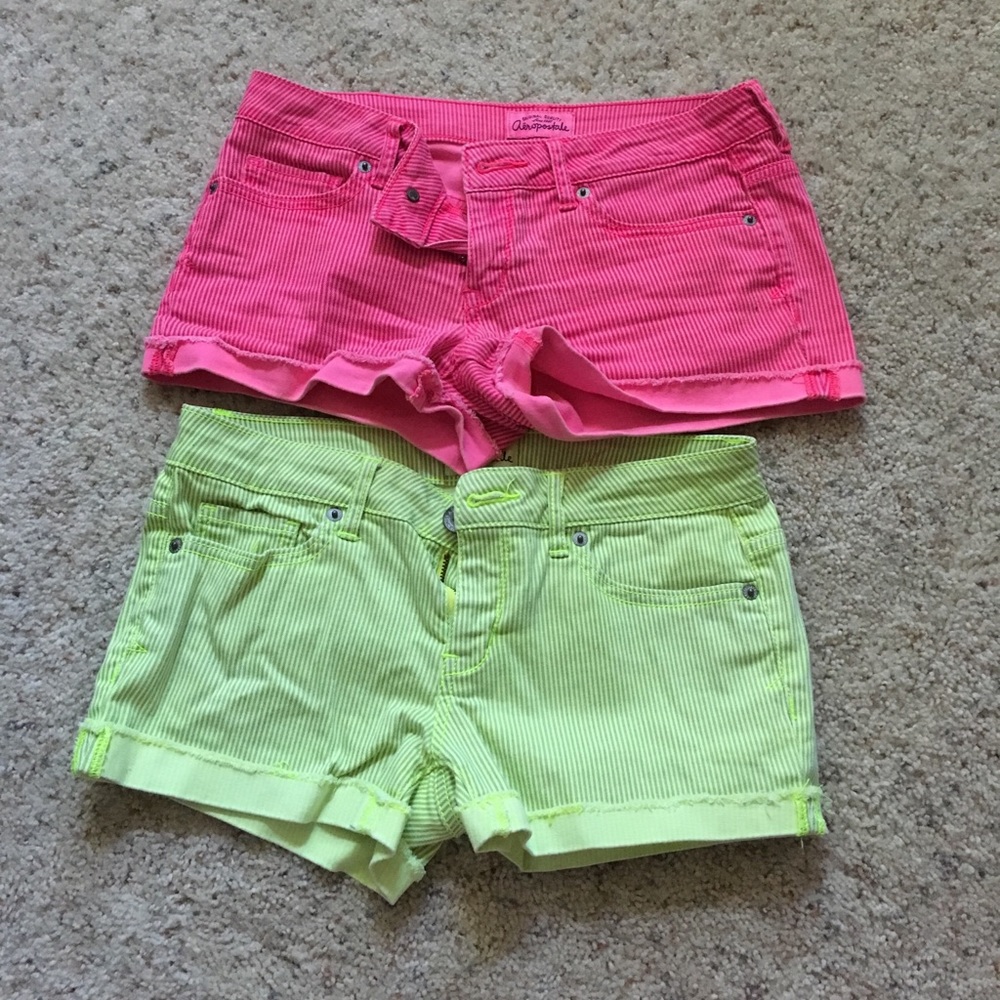 2 Pairs of Neon Shorts!